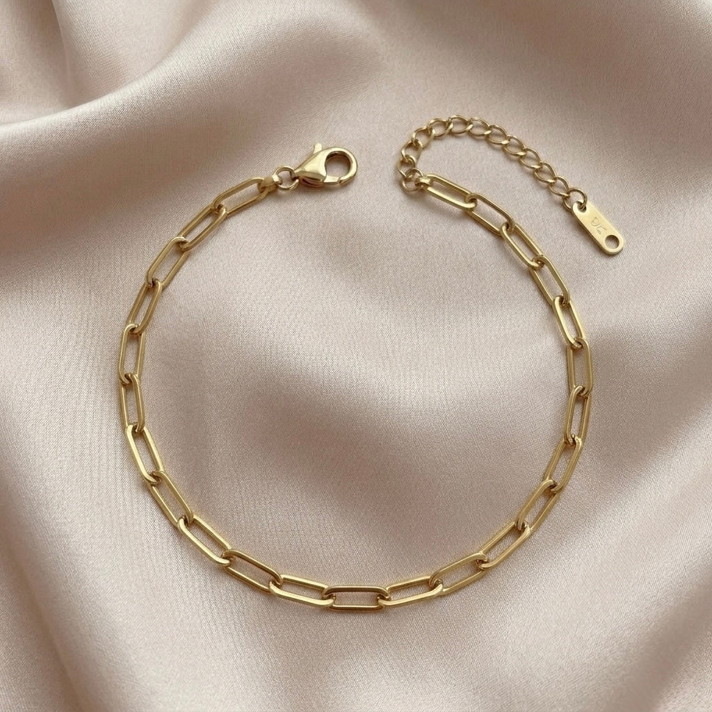 Modern link bracelet